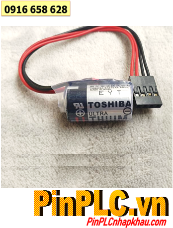 Toshiba ER3V; Pin nuôi nguồn Toshiba ER3V lithium 3.6v 1/2AA 1000mAh chính hãng _X.xứ NHẬT